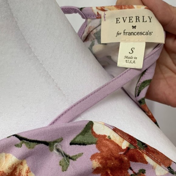 EVERLY for Francesca's Floral Halter/Racerback Dress - Picture 6 of 13